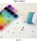 1200pcs 8mm Glass Beads – 24 Colors Crystal Bead Kit in 2 Boxes (Colorful)